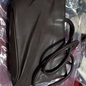 Women brown handbag